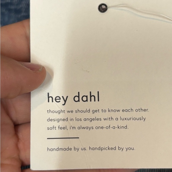 Bella Dahl revolve mixed blue fall flannel denim button down shirt medium NWT - Picture 9 of 14